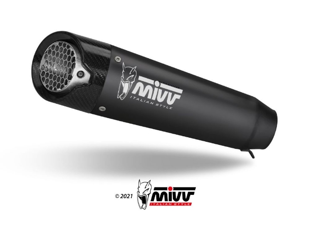 Afbeeldingen van MIVV X-M5 titanium Triumph Street Tiple R / S / RS '17-