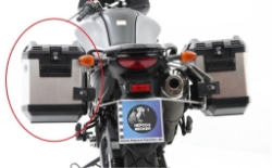 Afbeeldingen van Hepco&Becker Xplorer zijkoffer 40 liter links voor cutout kofferset