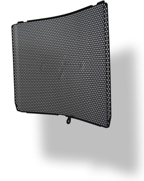 Afbeeldingen van Radiatorcover zwart Evotech Performance Kawasaki Ninja H2 SX '18-