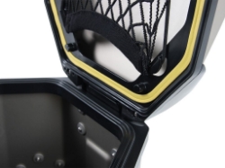 Afbeeldingen van Zijkoffer Xceed Jet Black 38 liter links Hepco&Becker