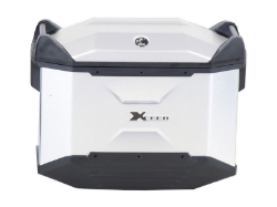 Afbeeldingen van Zijkoffer Xceed silver 38 liter links Hepco&Becker