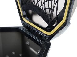 Afbeeldingen van Zijkoffer Xceed silver 38 liter links Hepco&Becker