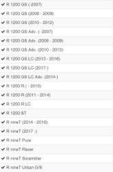 Afbeeldingen van ERGO sport foulding mirror round diverse BMW modellen - black Wunderlich