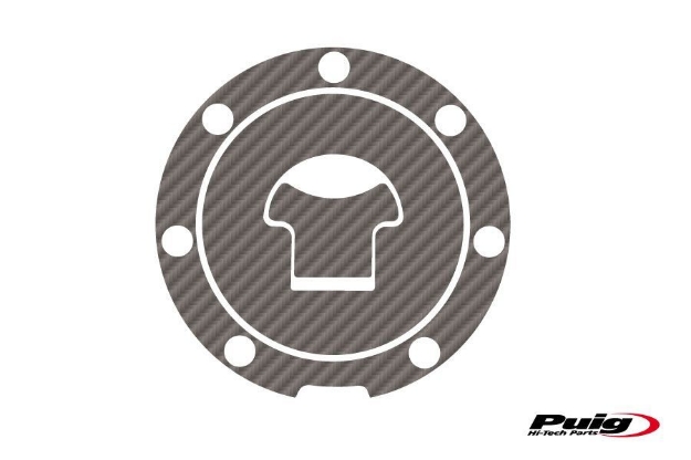 Afbeeldingen van Tankdopcover X-TREME Puig carbon look voor Honda modellen -'13