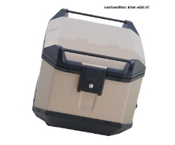 Afbeeldingen van Topkoffer TC45 Xceed Silver Hepco&Becker