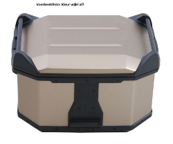 Afbeeldingen van Topkoffer TC45 Xceed Silver Hepco&Becker