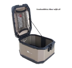 Afbeeldingen van Topkoffer TC45 Xceed Silver Hepco&Becker