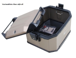 Afbeeldingen van Topkoffer TC45 Xceed Silver Hepco&Becker