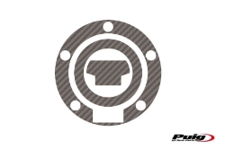Afbeeldingen van Tankdopcover X-TREME Puig carbon look voor Yamaha modellen '00-