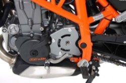 Afbeeldingen van Tandwielcover donker zilver Hepco&Becker KTM 690 Duke '12-