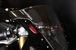 Afbeeldingen van Spiegelafdekplaatjes Evotech BMW S1000RR 2009-/ Yamaha R1 2009-