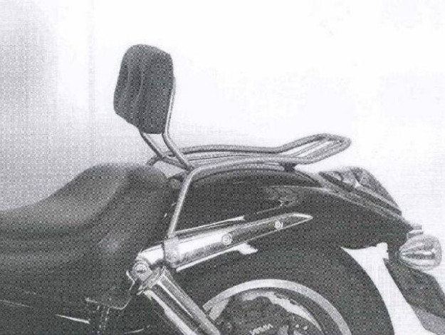 Afbeeldingen van Solorack met rugsteun Hepco&Becker chroom Honda VTX1800