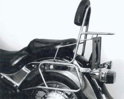 Afbeeldingen van Sissybar met rekje Hepco&Becker chroom Kawasaki VN800