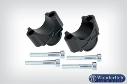 Afbeeldingen van Handlebar riser without Navigation System 25mm BMW R1200GS/Adventure -'07 - black Wunderlich