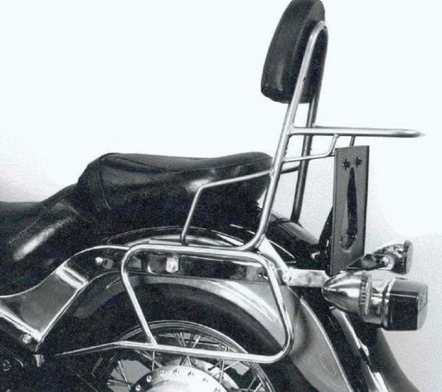Afbeeldingen van Sissybar met rekje Hepco&Becker chroom Kawasaki VN800 CLASSIC 2000-