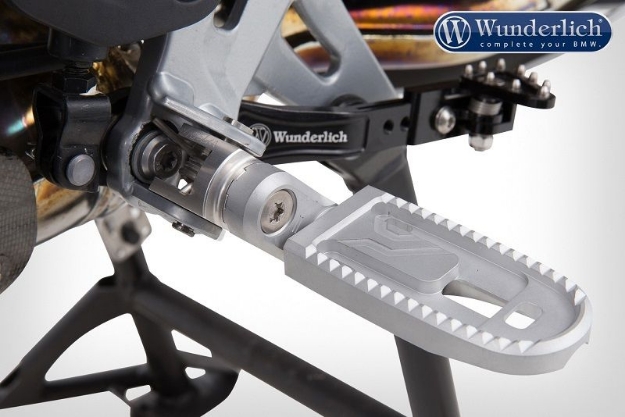 Afbeeldingen van Vario voetsteunen EVO1 (set) diverse BMW modellen - silver Wunderlich