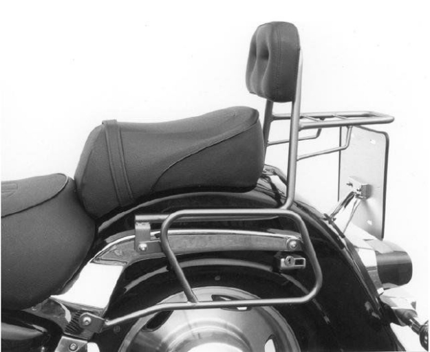 Afbeeldingen van Sissybar met rekje Hepco&Becker chroom Suzuki C1500/ VL1500LC Intruder