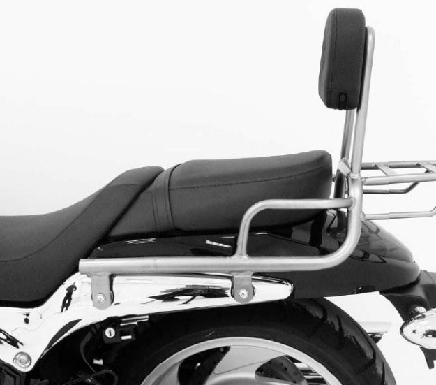 Afbeeldingen van Sissybar met rekje Hepco&Becker chroom Suzuki M1500R Intruder 2009-