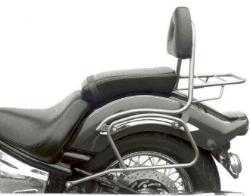 Afbeeldingen van Sissybar met rekje Hepco&Becker chroom Yamaha XVS1100