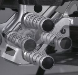 Afbeeldingen van MFW Vario footrest system Passenger (pair) R1200GS/Adv. -'13 - silver Wunderlich