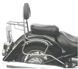 Afbeeldingen van Sissybar met rekje Hepco&Becker chroom Yamaha XV1600 Wild Star