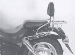 Afbeeldingen van Sissybar met rekje Hepco&Becker chroom Honda VTX1800