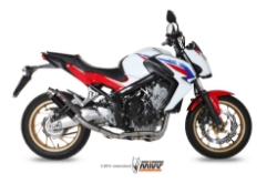 Afbeeldingen van MIVV 4-2-1 systeem met GP steel black demper Honda CBR650F / CB650F '14-