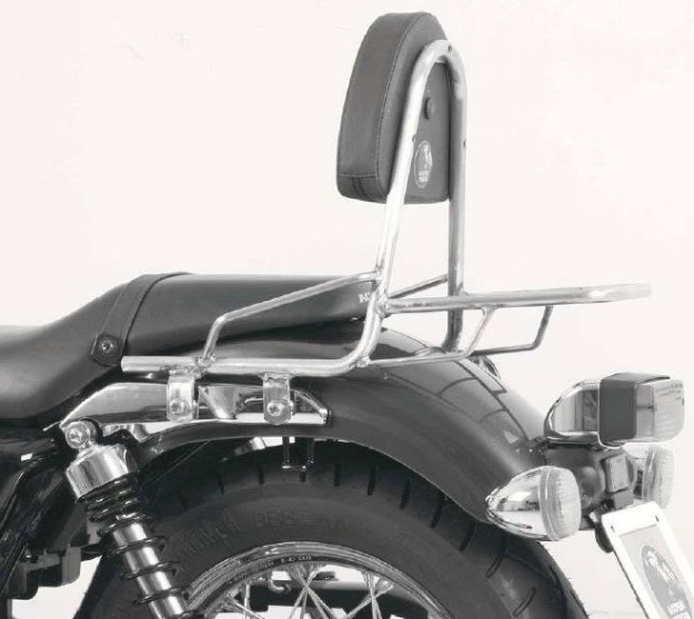 Afbeeldingen van Sissybar met rekje Hepco&Becker chroom Honda VT750S 2010-
