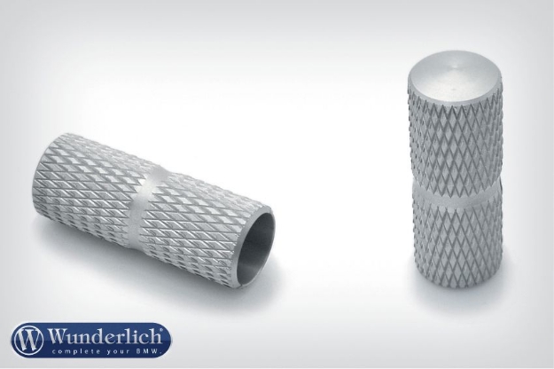 Afbeeldingen van Gear lever enlargement classic version - silver diverse BMW modellen Wunderlich