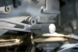 Afbeeldingen van Gear lever enlargement classic version - silver diverse BMW modellen Wunderlich