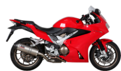 Afbeeldingen van MIVV Oval carbon demper met carbon cap Honda VFR800F '14-'16