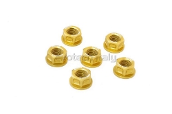 Afbeeldingen van Tandwielmoer aluminium Evotech TBK6-035