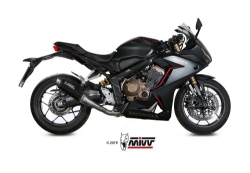 Afbeeldingen van MIVV RVS systeem met GP PRO black RVS Honda CB650R/ CBR650R '19-23