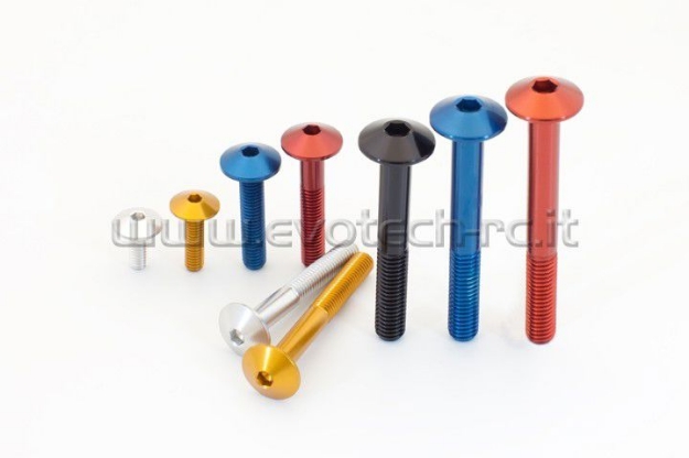 Afbeeldingen van Aluminium boutje model TCBEI M5x35