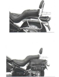 Afbeeldingen van Tassendragers standaard zwart Hepco&Becker Kawasaki VN800 DRIFTER