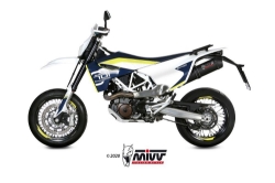 Afbeeldingen van MIVV Oval carbon demper met carbon cap Husqvarna 701 Enduro / Supermoto '17-19
