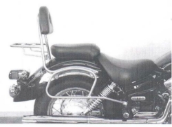 Afbeeldingen van Tassendragers standaard chroom Hepco&Becker Yamaha XVS125/ XVS250