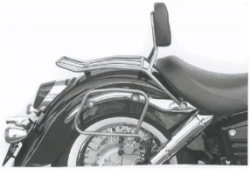 Afbeeldingen van Tassendragers standaard chroom Hepco&Becker Honda VT1100C3