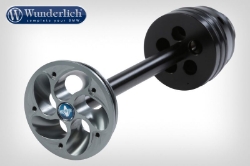 Afbeeldingen van Crash pad hub cover diverse BMW modellen - titanium Wunderlich