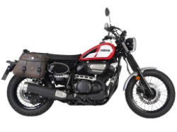 Afbeeldingen van Tassendragers Cutout zwart Hepco&Becker Yamaha SCR950 '17-