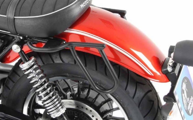 Afbeeldingen van Tassendragers Cutout zwart Hepco&Becker Moto Guzzi V9 Roamer '16-