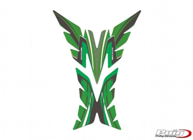 Afbeeldingen van Tankpad Puig Radikal groen/zwart