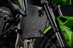 Afbeeldingen van Radiator cover zwart Evotech Performance Kawasaki Z900 '17-24