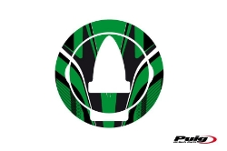 Afbeeldingen van Tankdopcover Radikal Puig voor diverse Aprilia modellen '08- / diverse Triumph modellen