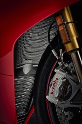Afbeeldingen van Radiator cover set zwart Evotech Performance Ducati Panigale V4R '19-20