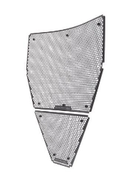 Afbeeldingen van Radiator cover set zwart Evotech Performance Ducati Streetfighter V4S '20-24