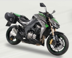 Afbeeldingen van C-Bow tasdragers zwart Hepco&Becker Kawasaki Z1000 '14-20