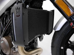 Afbeeldingen van Radiatorcover zwart Evotech Performance Husqvarna Vitpilen 701 '18-21