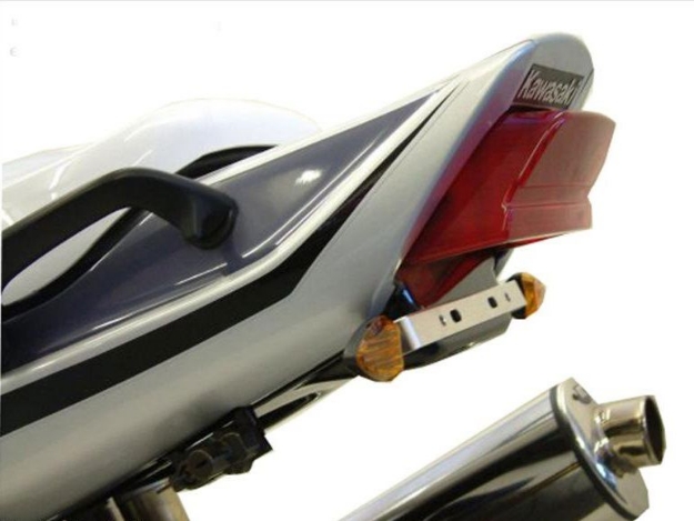 Afbeeldingen van Tailguard standaard zwart Kawasaki ZX12-R -2001