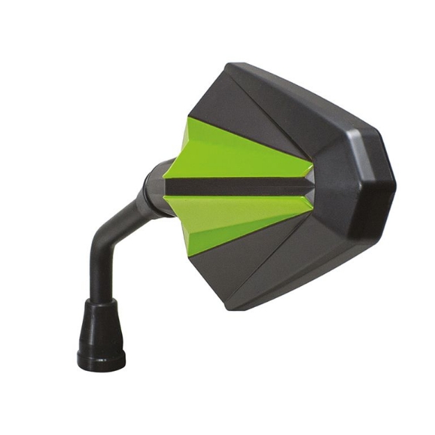 Afbeeldingen van Stuurspiegel model Glory links/rechts zwart/groen Chaft